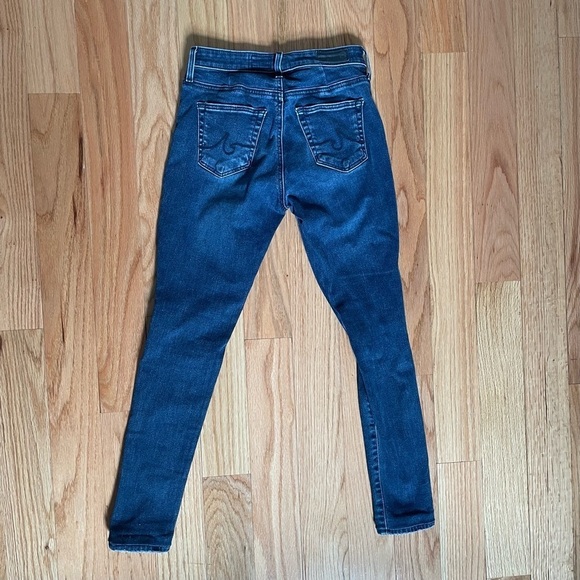 Adriano Goldschmied Ethereal Blue Distressed Legging Ankle Skinny Jeans EUC 24 - Picture 5 of 12